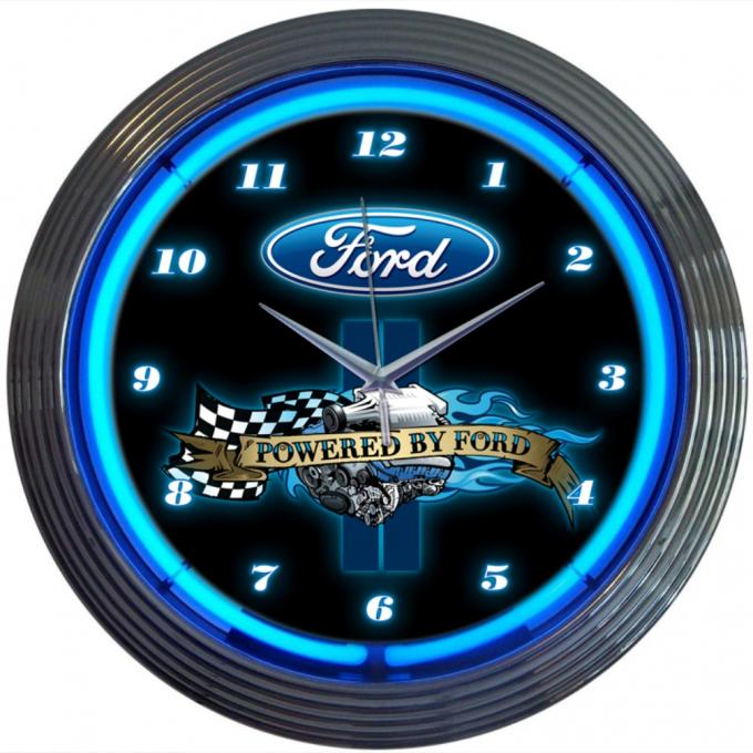 Neonetics Neon Clocks, Powered by Ford Neon Clock