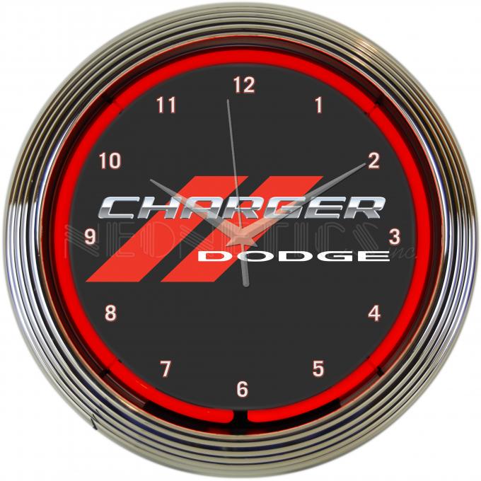 Neonetics Neon Clocks, Dodge Charger Neon Clock