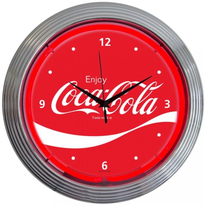 Neonetics Neon Clocks, Coca-Cola Wave Neon Clock