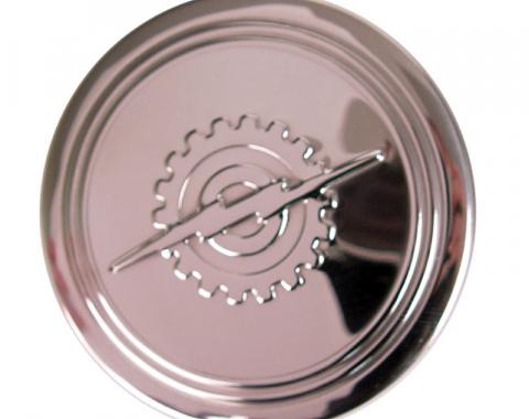 Dennis Carpenter Horn Button - Stainless Steel - 1953-60 Ford Truck     BAAA-3627-SS