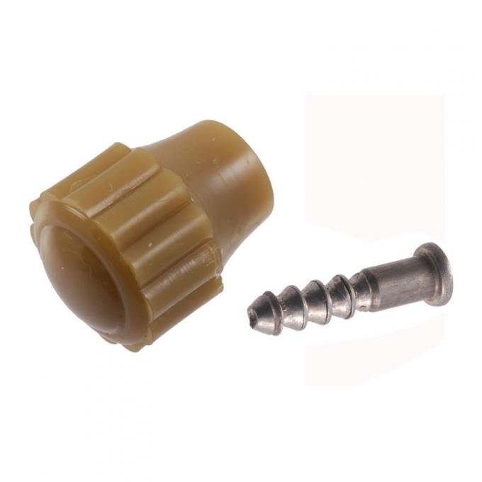 Dennis Carpenter Window Crank Handle Knob - Yellow Brown - 1937 Ford Car 78-7023345-B