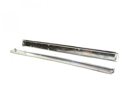 Dennis Carpenter Door Scuff Plates - 2 Door - Pair - 1955-56 Ford Car B5A-7013208-PR