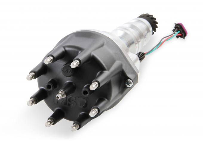 Holly Sniper EFI HyperSpark Distributor, Ford FE, Shiny 565-323