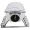 Holly Sniper EFI Fabricated Race Series Intake Manifold, 2011-14 Ford 5.0L Coyote, Silver 833151