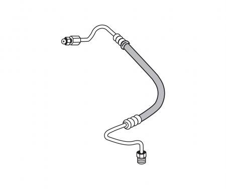 Right Stuff 1973-79 Ford F150 Truck, Pre-Bent Stainless Steel Power Steering Cooler Line TRS7379S