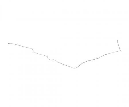 Right Stuff 1961-62 Ford Galaxie, Pre-Bent OE Steel Front To Rear Fuel Line GGL6101