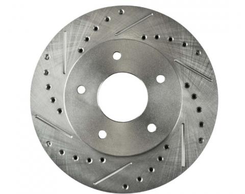 Right Stuff Rear Disc Rotor, Drilled & Slotted, Zinc Washed, Pr. BR25ZDC