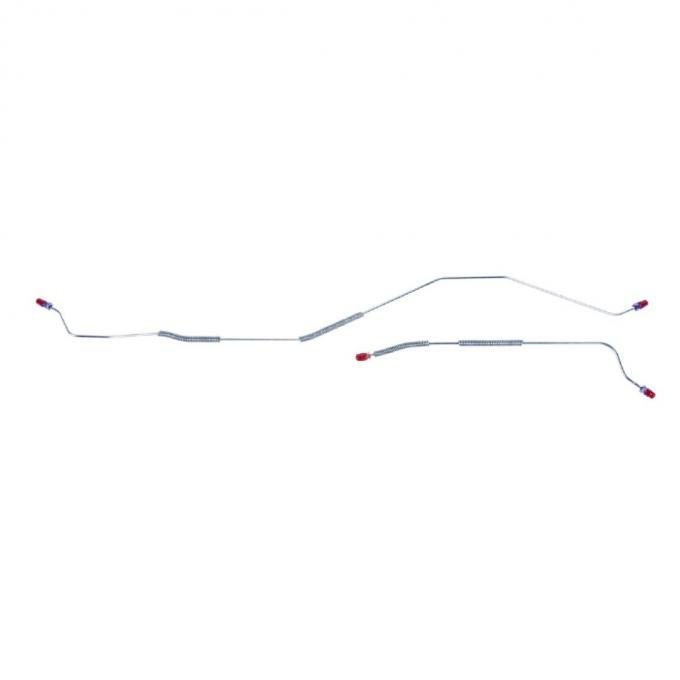 Right Stuff 1968-71 Ford Fairlane/Cyclone W/9" Rear, Pre-Bent OE Steel Rear Axle Brake Line DRA6803