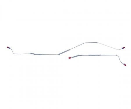 Right Stuff 1968-71 Ford Fairlane/Cyclone W/9" Rear, Pre-Bent OE Steel Rear Axle Brake Line DRA6803