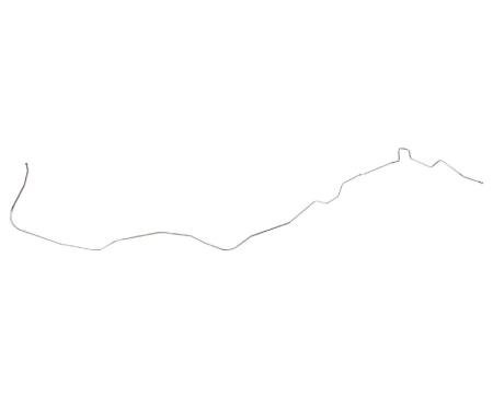 Right Stuff 1963-64 Ford Galaxie W/427, Pre-Bent OE Steel Front To Rear Fuel Line GGL6302