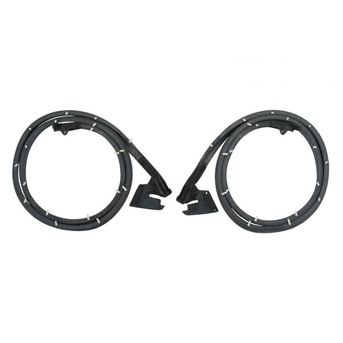 Dennis Carpenter Door Seal Kit - 4 Door Hardtop - Front Door - 1965-68 Ford Galaxie C5AZ-5720530-PR