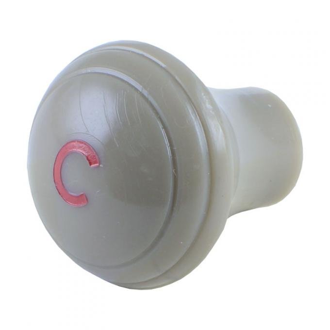 Dennis Carpenter Choke Knob - Grey Tan - 1946 Ford Car   51A-9703-C