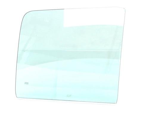 AMD Door Glass, Green Tint, RH, 73-79 F100 F150 F250 F350 Bronco; F250 Crew Cab Rear Door 550-4573-TR