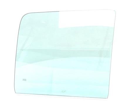 AMD Door Glass, Green Tint, RH, 73-79 F100 F150 F250 F350 Bronco; F250 Crew Cab Rear Door 550-4573-TR