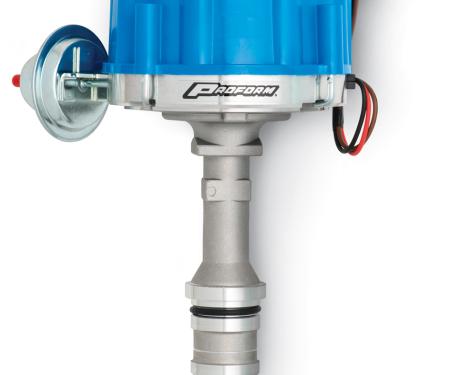 Proform HEI Distributor, Street/Strip, Built-In Coil, Blue Cap, For Ford 351C-460 Engine 66980B