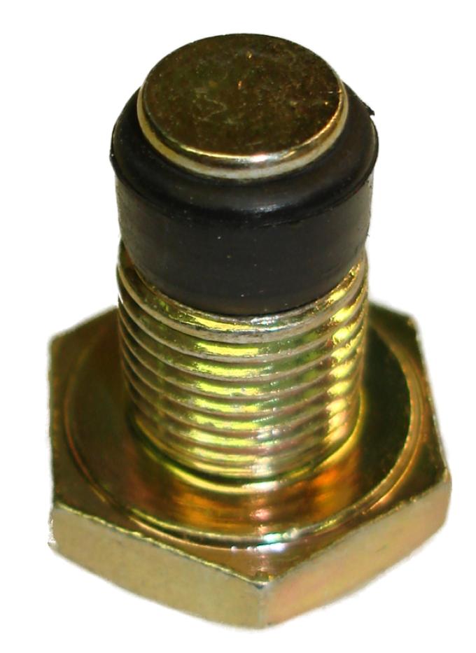 Proform Engine Oil Pan Drain Plug, 'No-Mess' Model, 12-20 Thread, Sold Each 66960