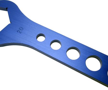 Proform Aluminum AN Hex Wrench For -20AN, 1-3/16 Inch Fittings, Dark Blue Anodized, Each 66977C
