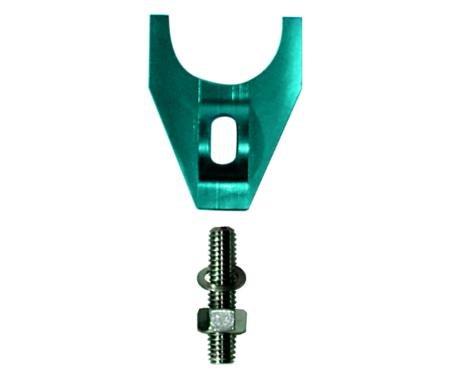 Proform Engine Distributor Clamp, Heavy Duty, Blue Finish, Fits Chevy V8/V6 Engines 66986