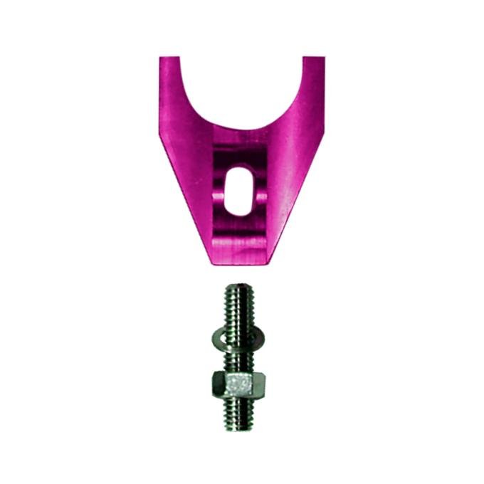 Proform Engine Distributor Clamp, Heavy Duty, Red Finish, Fits Chevy V8/V6 Engines 66987