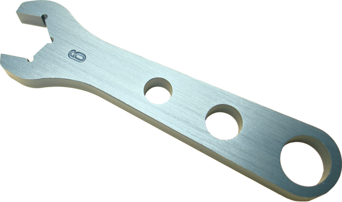 Proform Aluminum AN Hex Wrench For -6AN, 11/16 Inch Fittings, Light Blue Anodized, Each 66972C