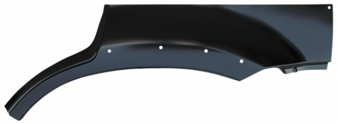 Key Parts '01-'07 Rear Wheel Arch with Molding Holes, Driver's Side 1940-149 L