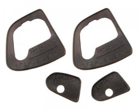 Dennis Carpenter Outside Door Handle Pads - 1952-56 Ford Car BA-7222428