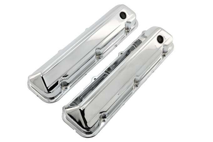 CFR Performance Steel Valve Covers Fits 1968-1997 Ford 429-460 Big Block Engines - Smooth - 1 Hole HZ-9297