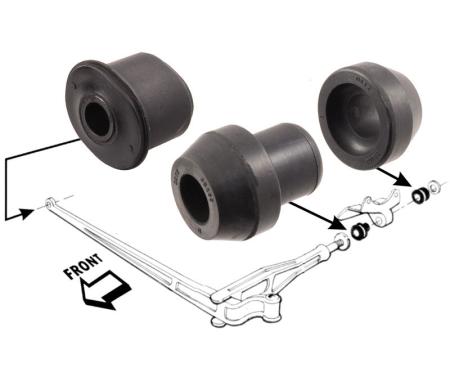 Dennis Carpenter Radius Arm and Axle Pivot Bushing Kit - 1976-78 Ford Truck D5TZ-3B203-KIT