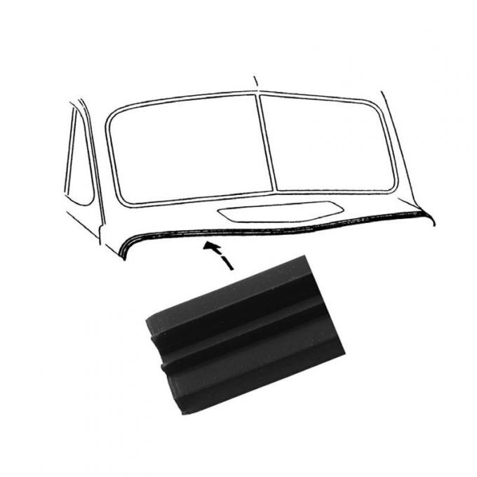 Dennis Carpenter Firewall to Hood Seal - Cowl Lacing - 1941-48 Ford Car   11A-16740