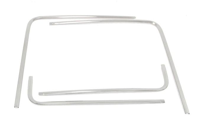AMD Back Glass Molding Set, 4pcs, 68-69 Fairlane Torino Cyclone 670-8468-S