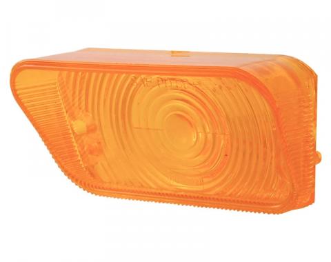 Dennis Carpenter Parklight Lens - Amber - Left - 1966-67 Ford Fairlane Car C60Z-13209-A