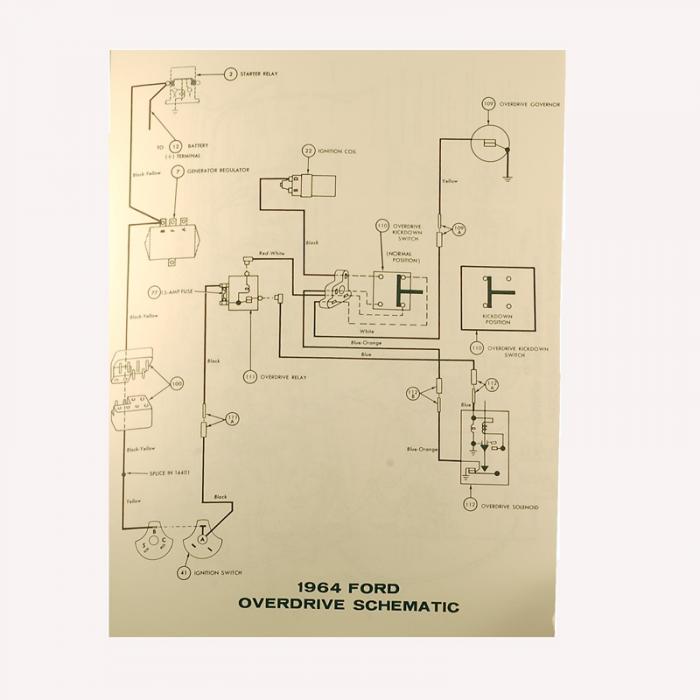 Dennis Carpenter Book - Wiring Diagram Manual - Galaxie - 1964 Ford Car