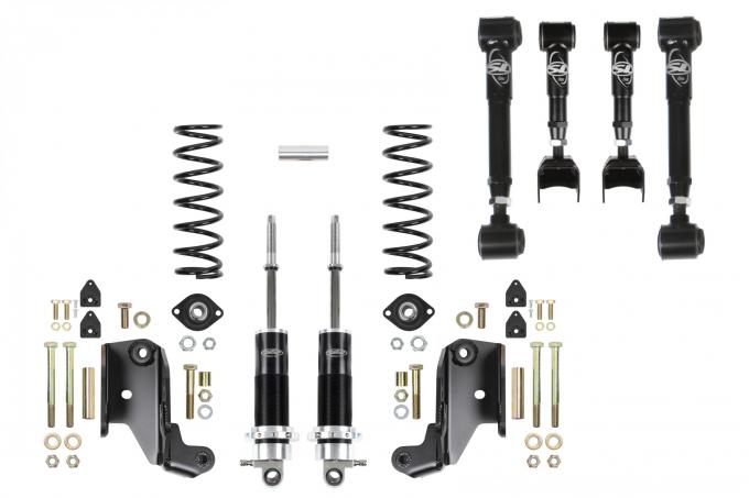 Detroit Speed Speed Kit 1 Rear Suspension Kit 79-93 Mustang 79-86 Capri Single Adjustable Shocks 041645-S
