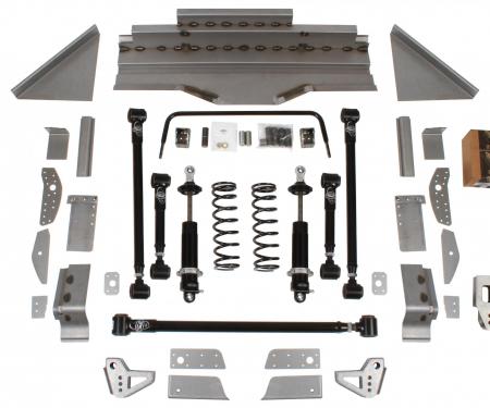 Detroit Speed QUADRALink Suspension Kit w/o Axle Brackets 1964.5-70 Mustang Double Adj Shocks 041733-D