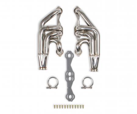 FlowTech Small Block Chevy Turbo Headers, Polished Finish 11573FLT
