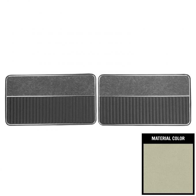 PUI Interiors 1970 Ford Ranger XLT Truck Parchment Front Door Panels D822