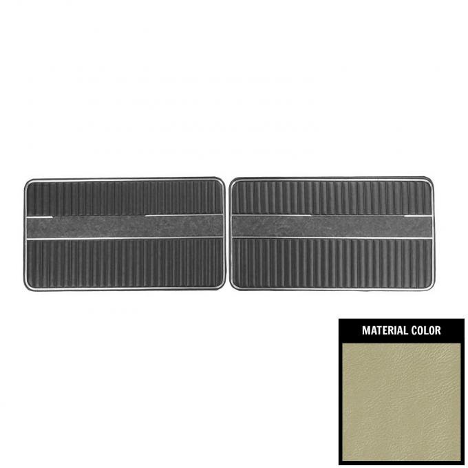 PUI Interiors 1969 Ford Ranger Truck Parchment Front Door Panels D812