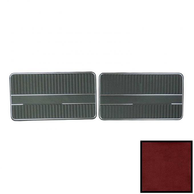 PUI Interiors 1970 Ford Ranger Sport Truck Red Front Door Panels D831