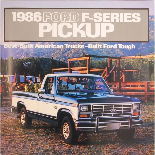 Dennis Carpenter Sales Brochure FSeries Truck 1986 Ford Truck TR