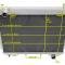 Champion Cooling 3 Row All Aluminum Radiator Made With Aircraft Grade Aluminum CC5759-6