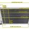 Champion Cooling 1994-1996 Ford Mustang 4 Row All Aluminum Radiator Made With Aircraft Grade Aluminum MC1488