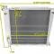 Champion Cooling 3 Row All Aluminum Radiator Made With Aircraft Grade Aluminum CC1164