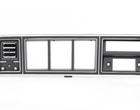 AMD Dash Bezel, Black, with AC, 73-79 Ford F100 F150 F250 F350 Truck 78-79 Bronco 460-4573-BAC