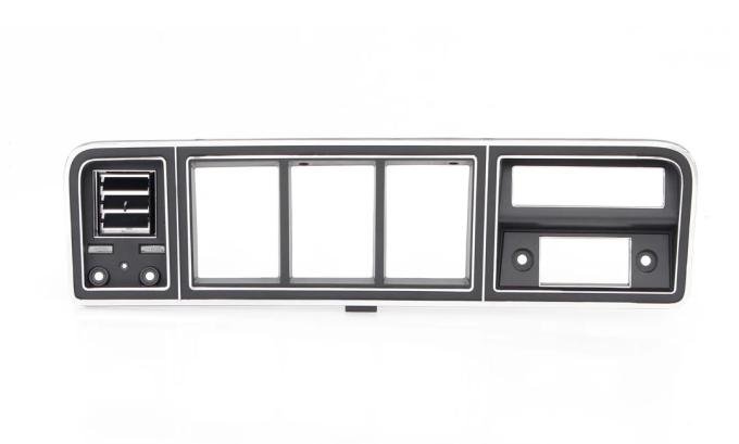 AMD Dash Bezel, Black, with AC, 73-79 Ford F100 F150 F250 F350 Truck 78-79 Bronco 460-4573-BAC