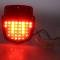 AMD Tail Light Lens, Red Lens, 38 Red Sequential LED, 12 White License Lamp LED, LH, 55-66 Ford F100 F250 Flareside Truck X951-4555-1ENL