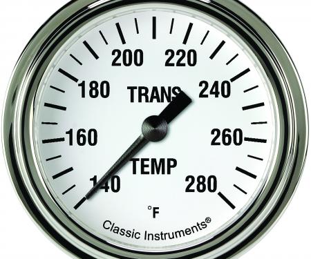 Classic Instruments White Hot 2 5/8" Transmission Temperature Gauge WH327SLF