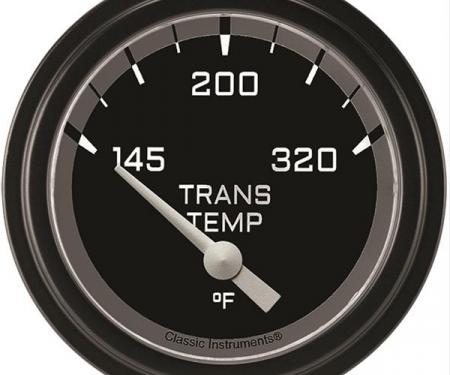 Classic Instruments Autocross Gray 2 5/8" Transmission Temperature Gauge AX227GBLF