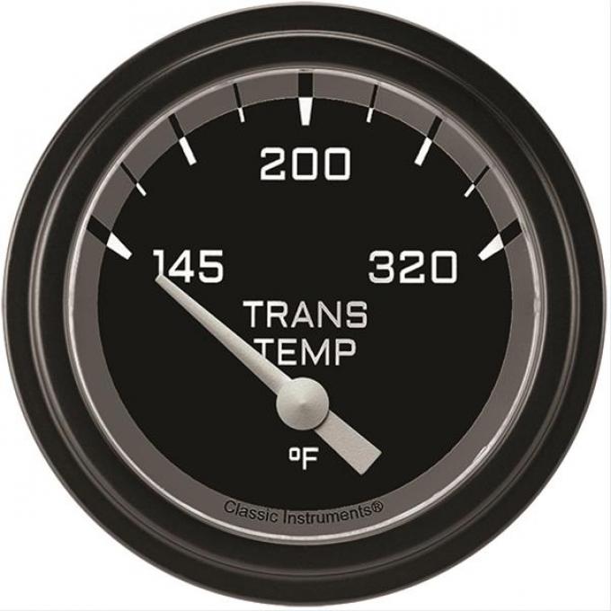 Classic Instruments Autocross Gray 2 5/8" Transmission Temperature Gauge AX227GBLF
