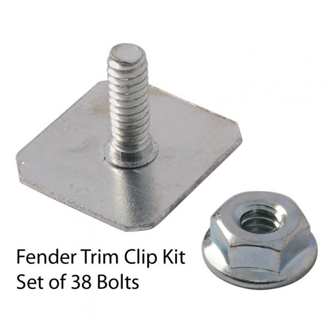 Dennis Carpenter Fender Molding Bolt Set - 1947-48 Ford Car 6A-20011