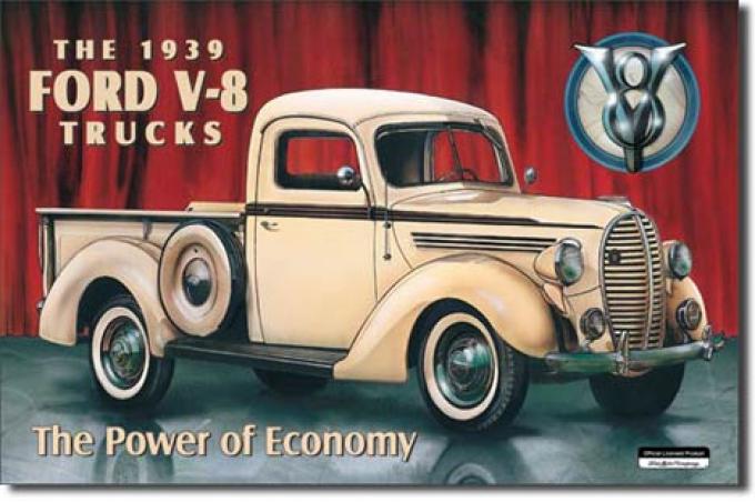 Tin Sign, FORD PICK-UP - 1939